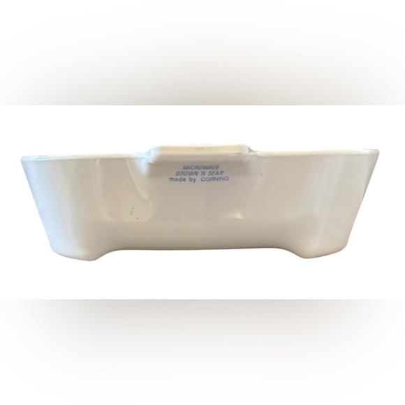 Vintage brown n sear baking dishes EKG heartbeat baking dish corningware - Picture 2 of 6